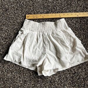 Wild Fable High Waist White Shorts
